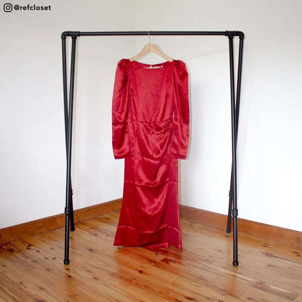 Reformation Cameron Dress (Crimson) - Image 3