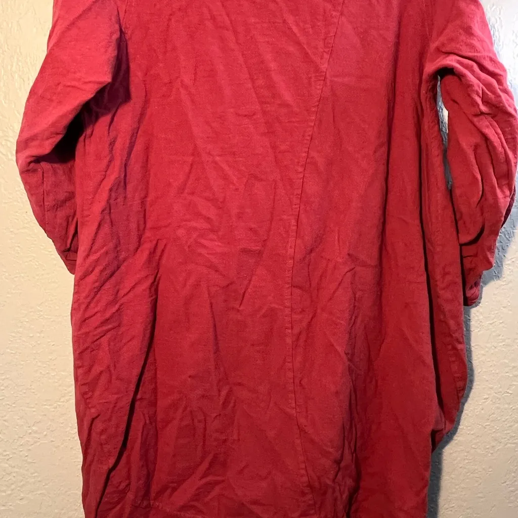 Over the Horizon Red Jean Jacket Button - Image 8