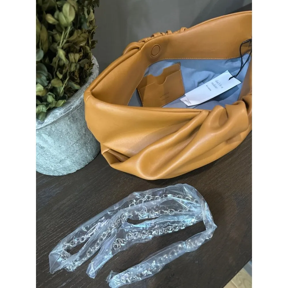 Senreve Cornetti Crossbody Clutch Bag Detachable Strap Saddle Womens Size OS Brown - Image 13