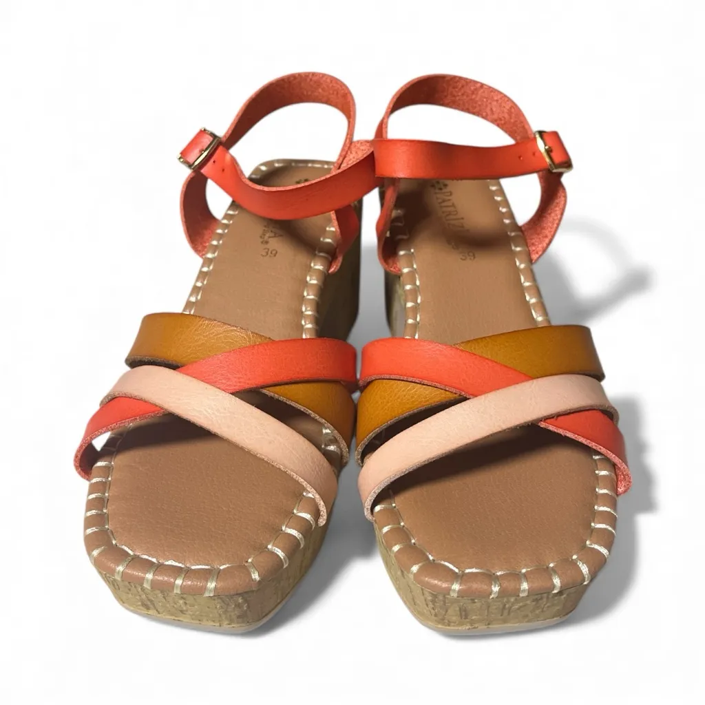 Patrizia By Spring Step Sandrine Cork Block Strappy Sandals - Image 4