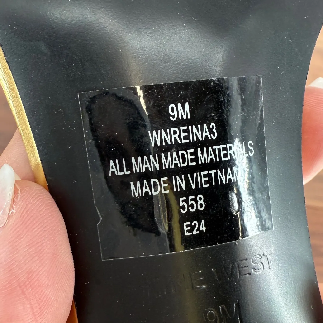 Nine‎ West Gold Ankle Strap Heels Women's Size 9M Party Wedding Stiletto - Image 7