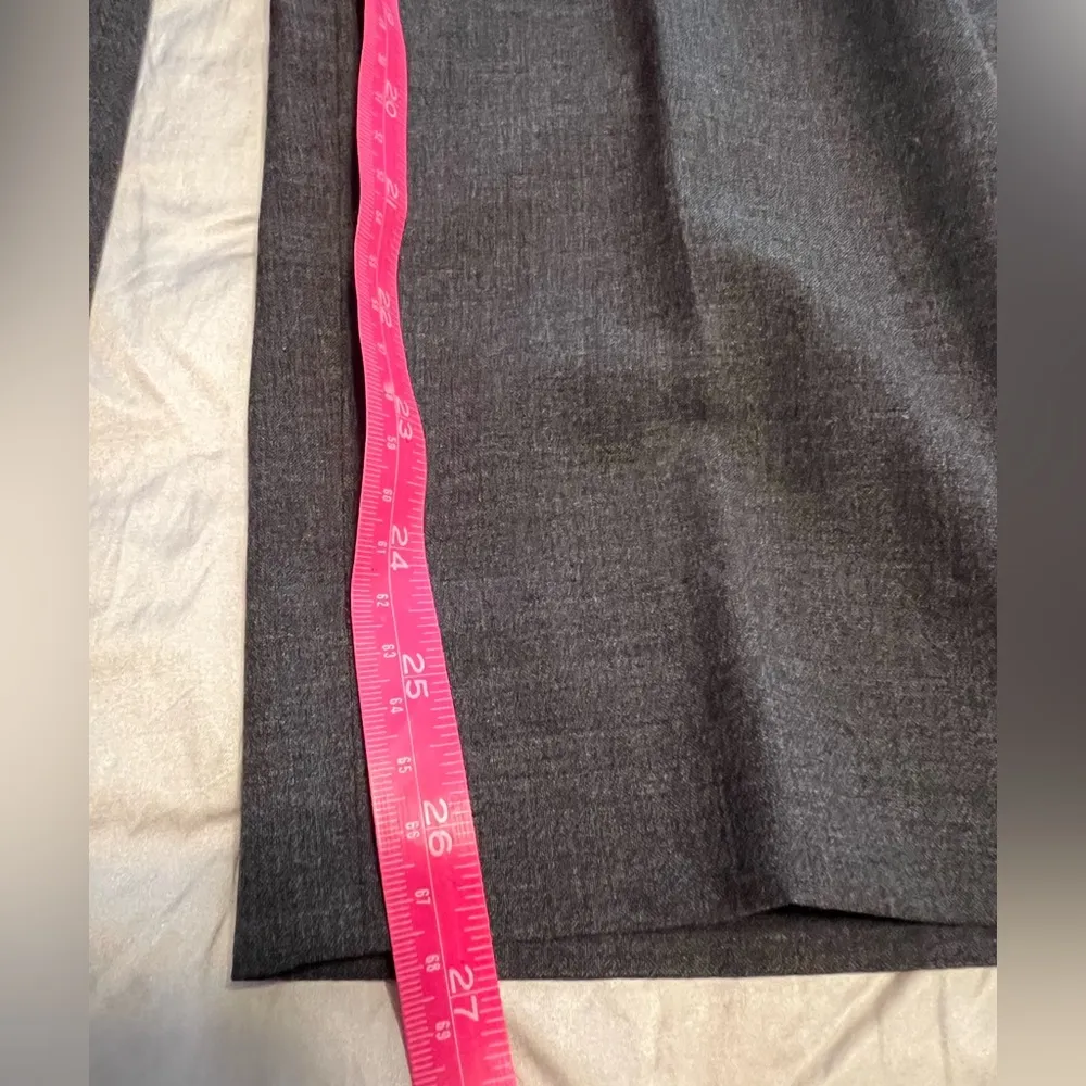 EVERLANE Gray Womens Slim Wool Blend Dress Pants Slacks Mid Rise Size 10 NWOT - Image 9