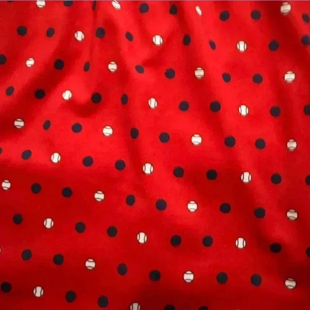 Tail Retro Pickleball Tennis Ball MCM Squares Print Skirt Large Red - Image 2