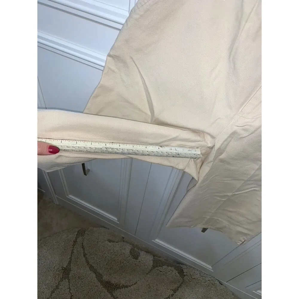 Ralph Lauren Women's Khaki/Beige‎ Chino Shorts Size 12 Casual Summer Wear - Image 5