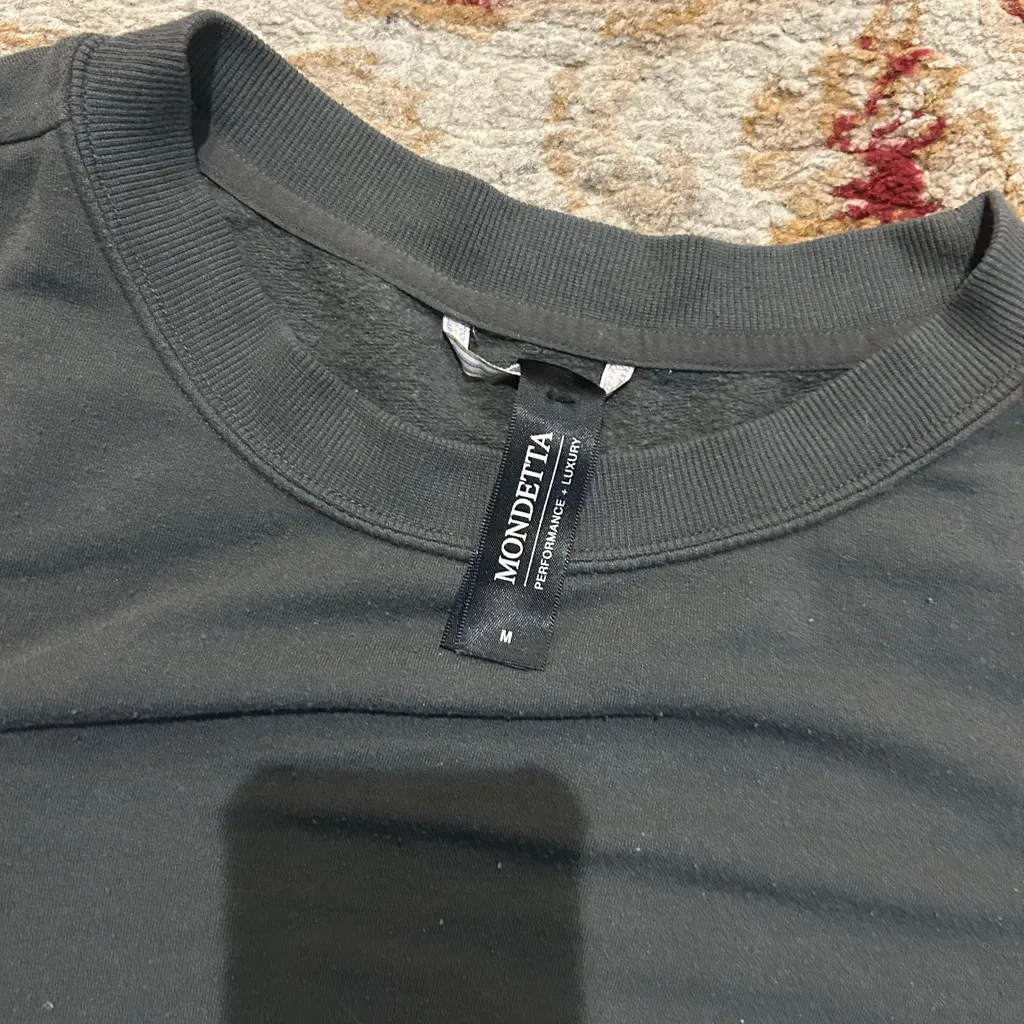 Mondetta Charcoal Crewneck Sweatshirt - Image 2