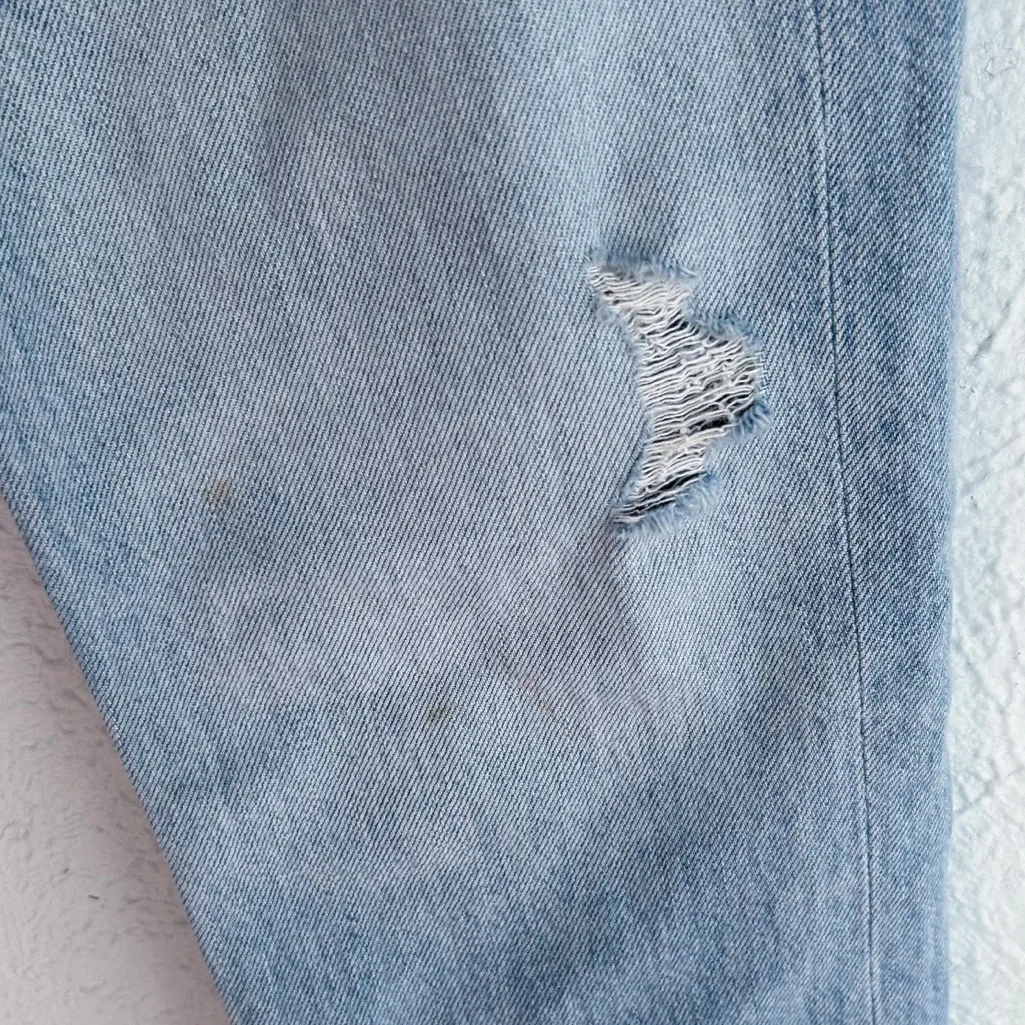 Agolde Riley High Rise Straight Crop in Shatter Sz 25 - Image 6