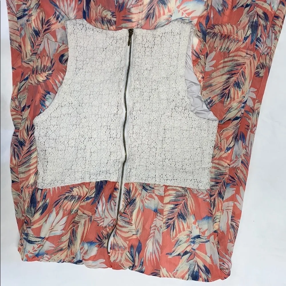 Flowy High-Low Printed Dress - Image 5