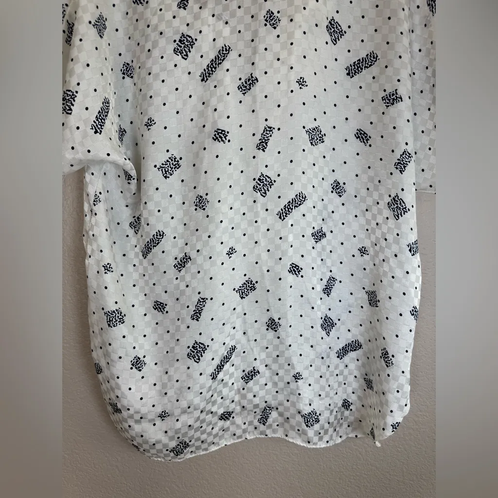 Vintage Miss Dior Christian Dior Pajamas Top size Small 70’s 80’s - Image 9