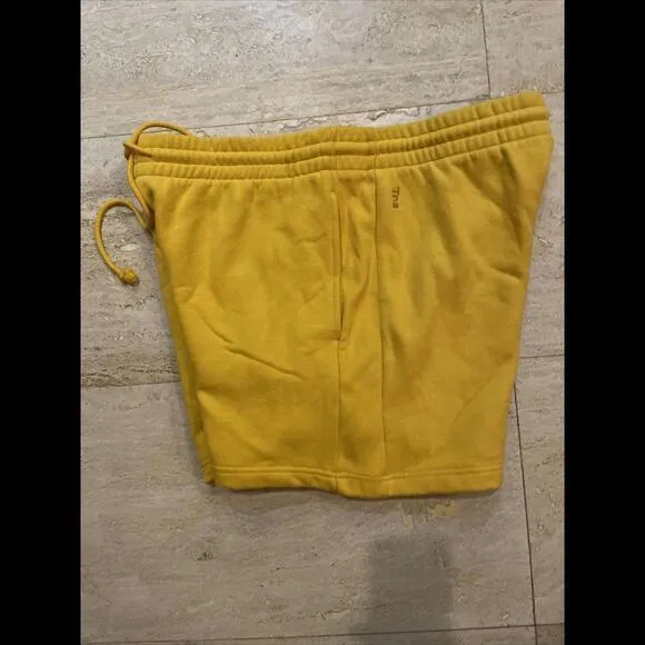 tna cozy fleece Yellow‎ XL Sweatpants Shorts Yellow - Image 8