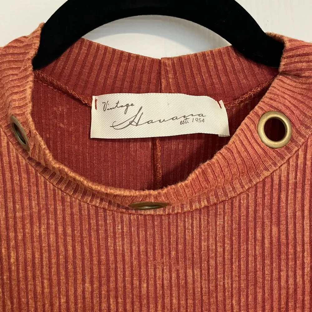 Vintage Havana rust colored mini dress or tunic - Image 2