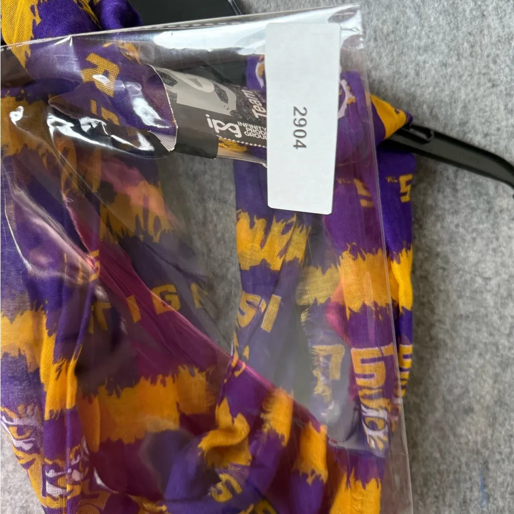 IPG LSU Tigers Infinity Women's‎ Scarf Purple - Image 4