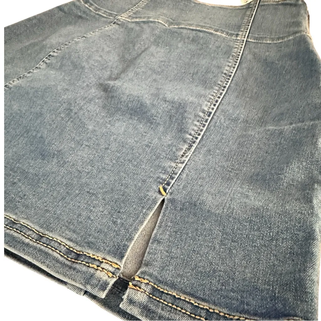 NWT Free People Holding Onto a Dream Denim Mini Skirt Size 4 - Image 3