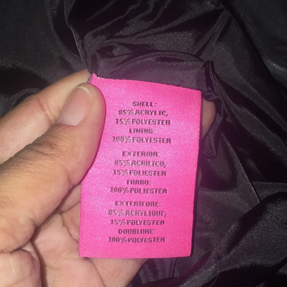 Black and white faux fur vest - Image 4