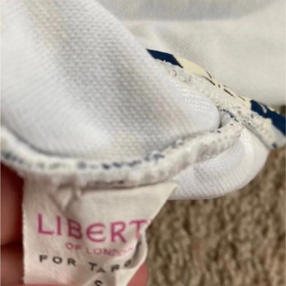 liberty of london for target Tankini 2 Piece Bathing Suit XS bottoms small top Blue - Image 8