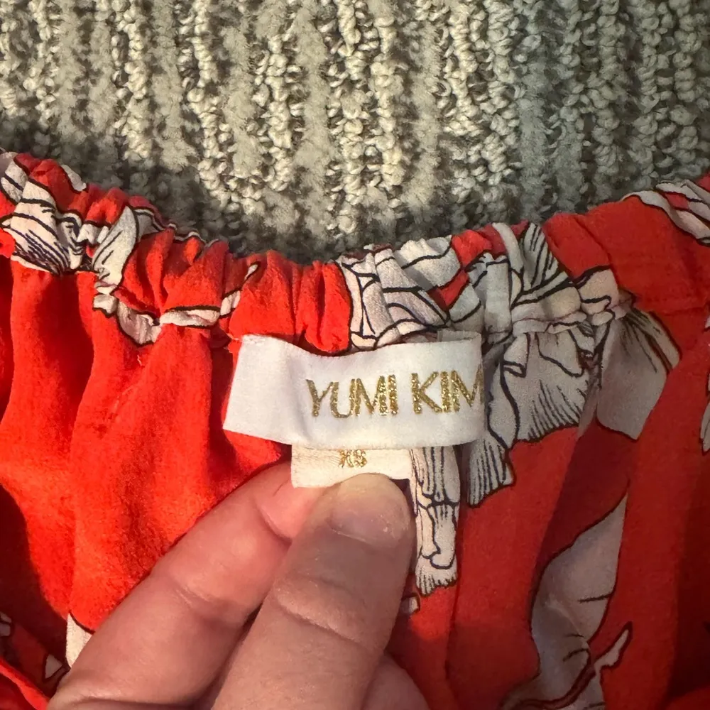 Yumi Kim Strapless Silk Top - Image 6