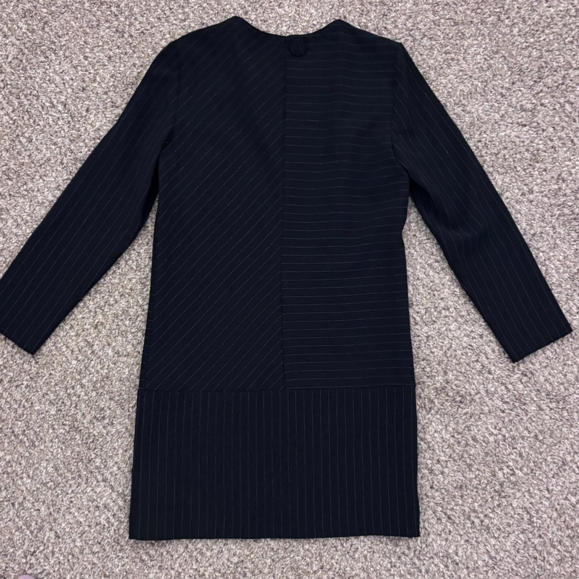 Mango Suit NWT Pinstripe Long Sleeve Dress - Image 6