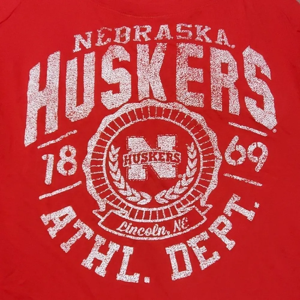 Rivalry Threads  Nebraska Huskers Red Tee (S) - Image 5