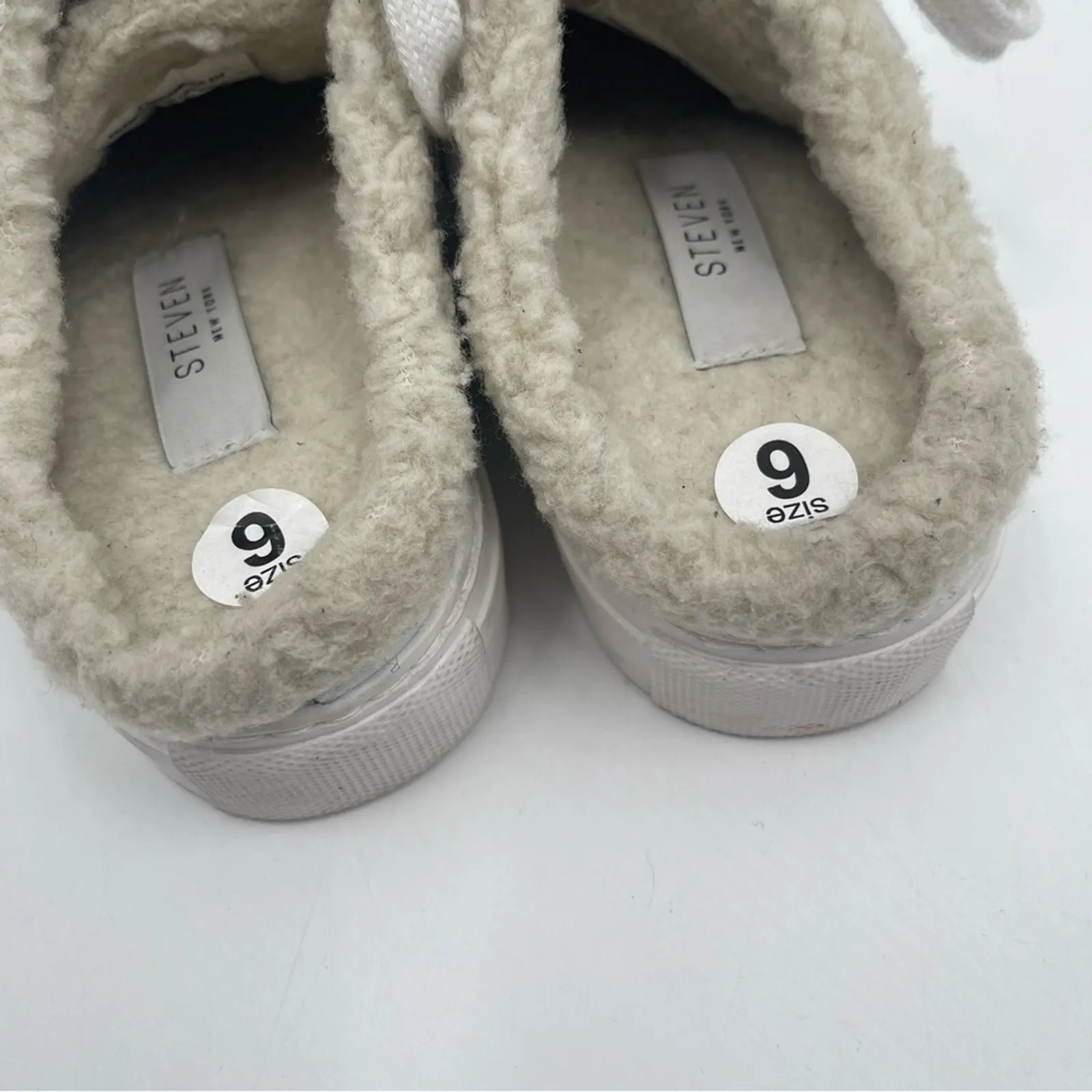 NEW STEVEN Shoes Steve Madden Prancey Slip On Sneakers Multi White Size 6 NWOT - Image 7