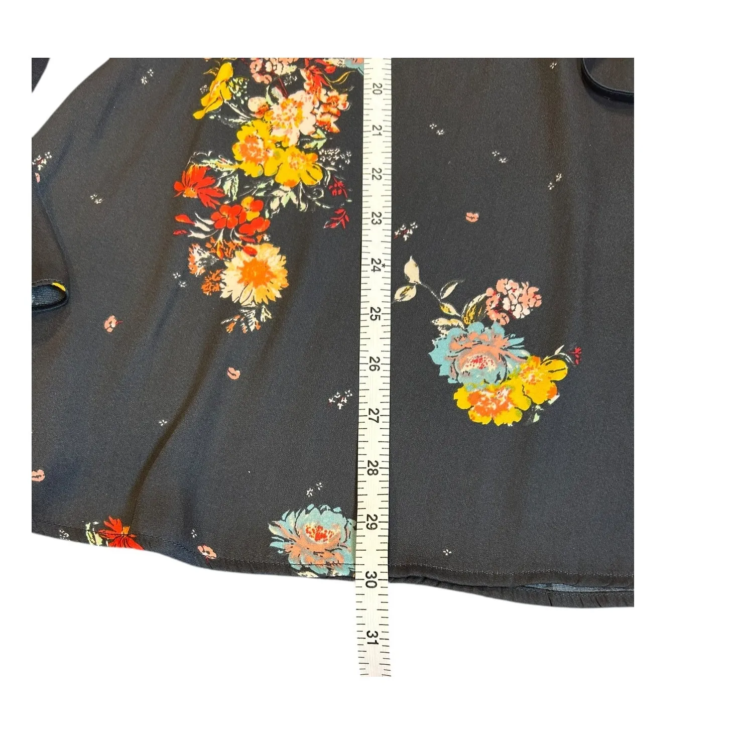 NWT FREE PEOPLE Midnight Dress Shift Silky Short Mini Floral Dress Women's Small - Image 5