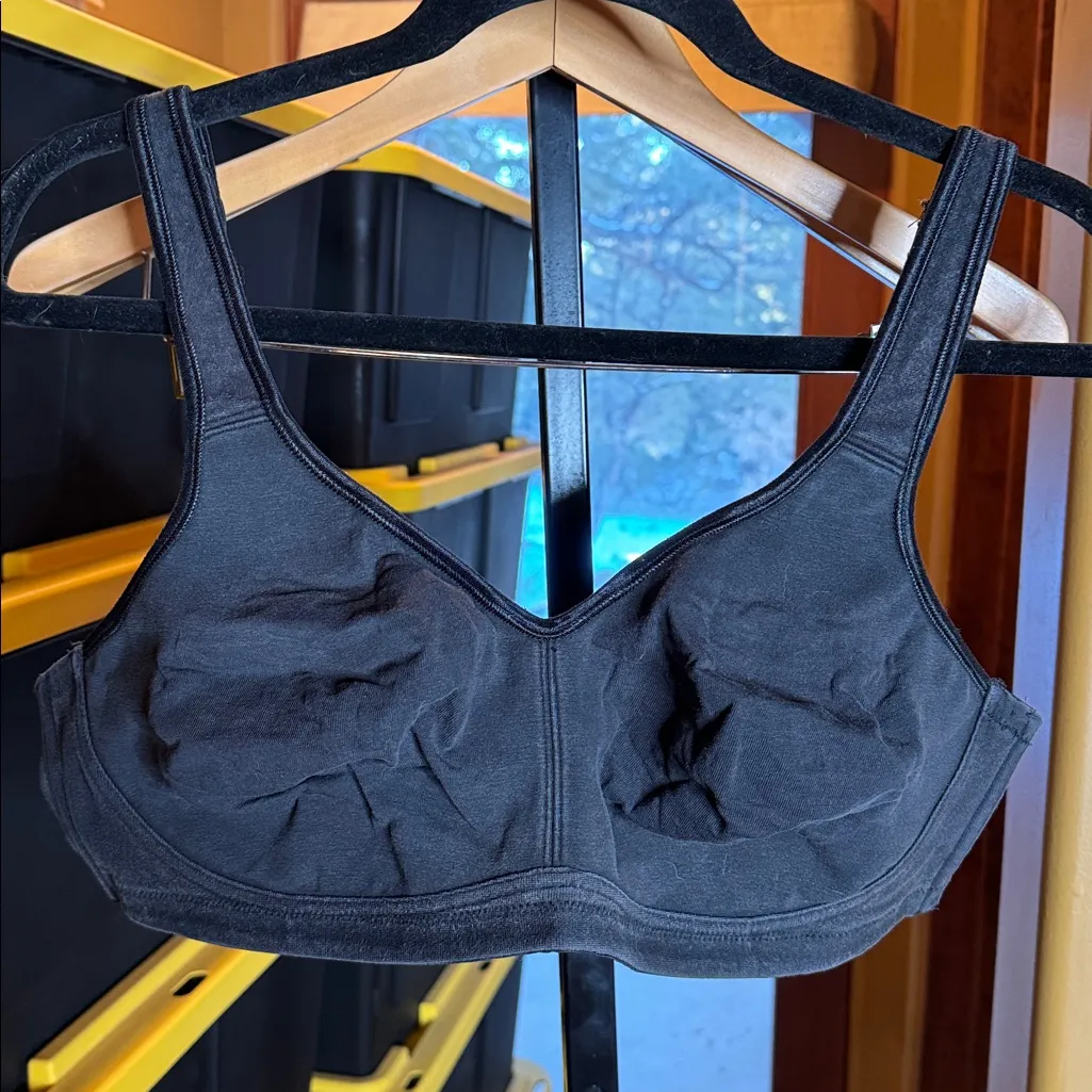 Avenue Body Black Wirefree Full Coverage Bra Unlined Plus Size 42D - Image 7