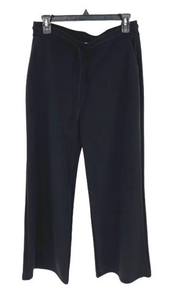 Wasabi + Mint Pull on Techno Wide Leg Casual Comfy Pants Pockets NWT Large - Image 1