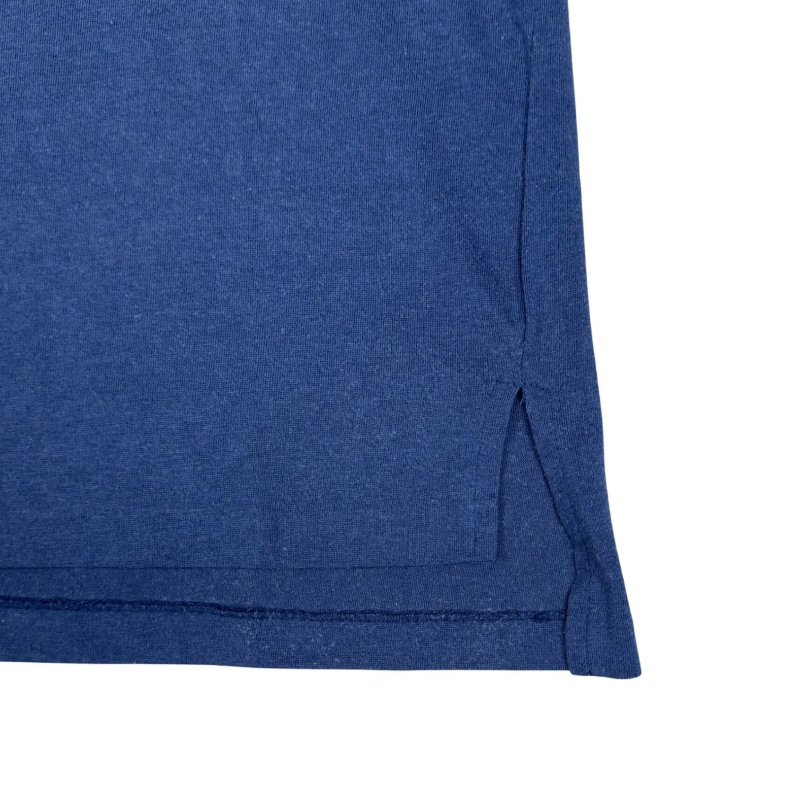 Vintage Cheryl Tiegs Henley Shirt Women's Small Blue 80s Single Stitch Tee - Image 6