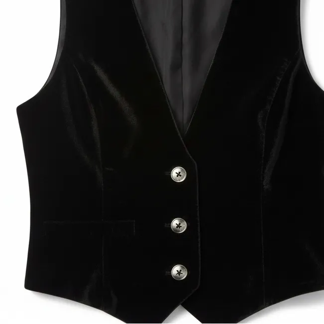 We The Free By Free People We Libby black velvet vest - Image 4