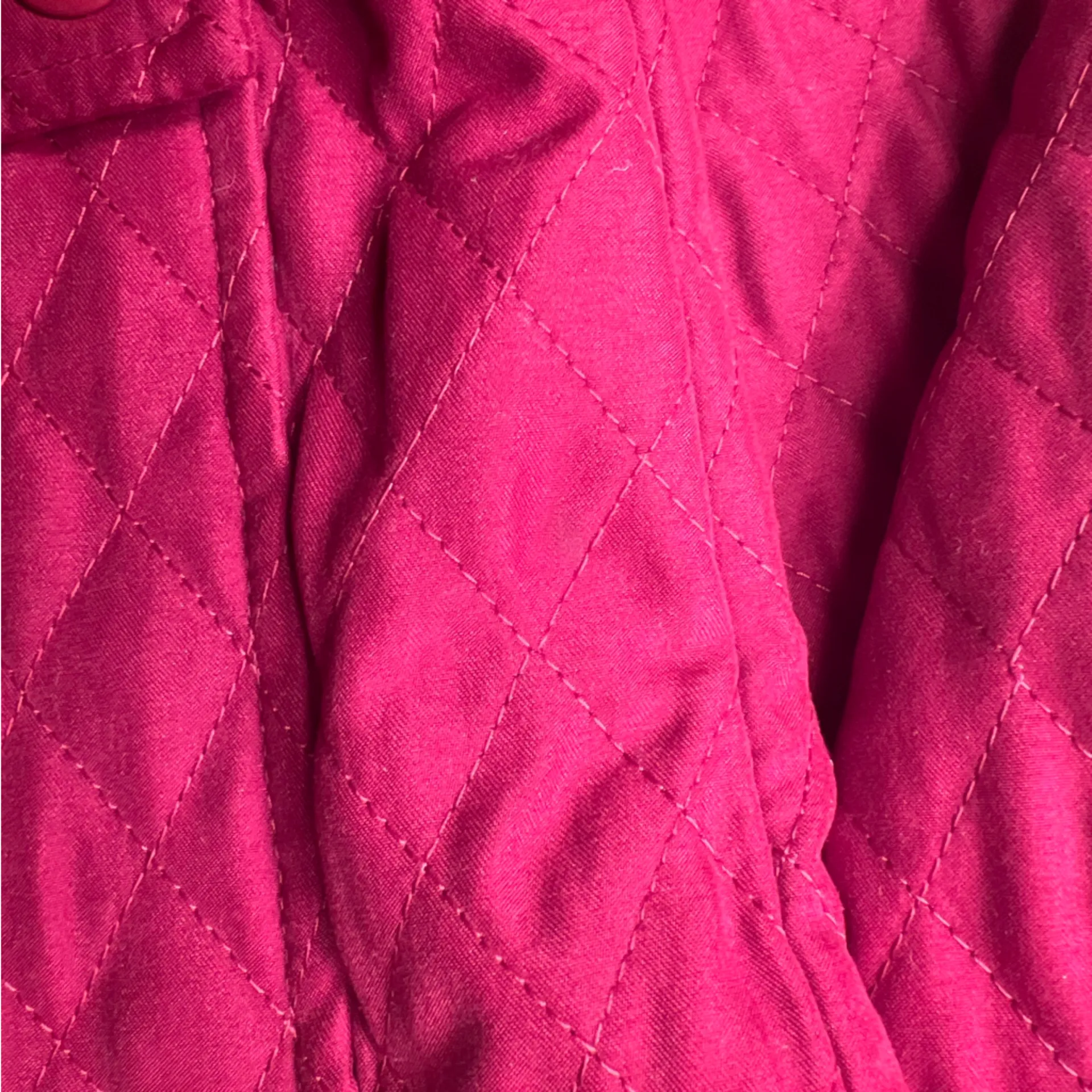 Merona Women's Minimalist Casual Red Diamond Quilted Long Sleeve Jacket|Size:S - Image 15