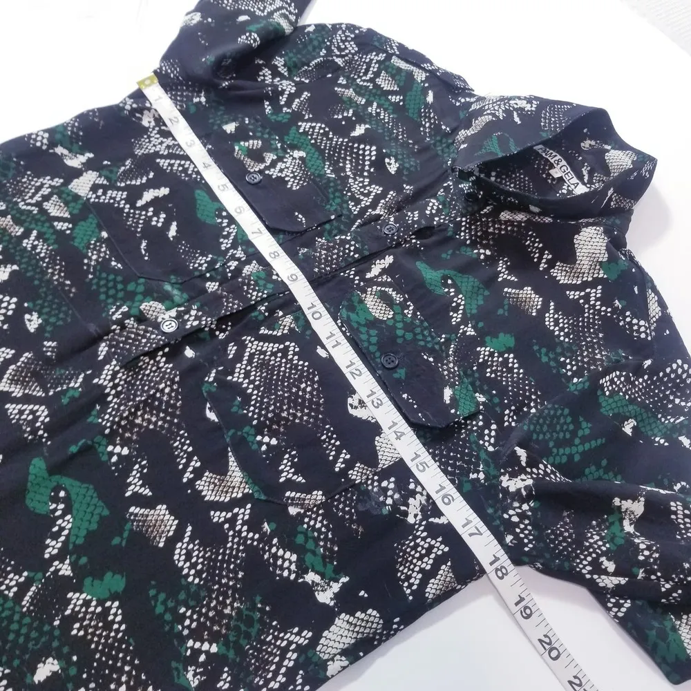 PAM & GELA Animal Print Collared Shirt Dress - Image 7