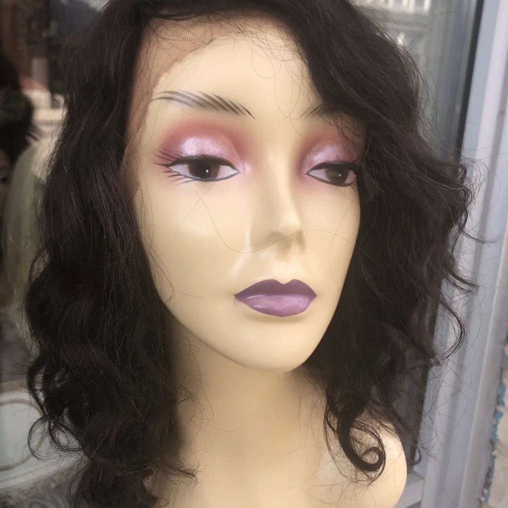 Short deep wave human Brown - Image 4