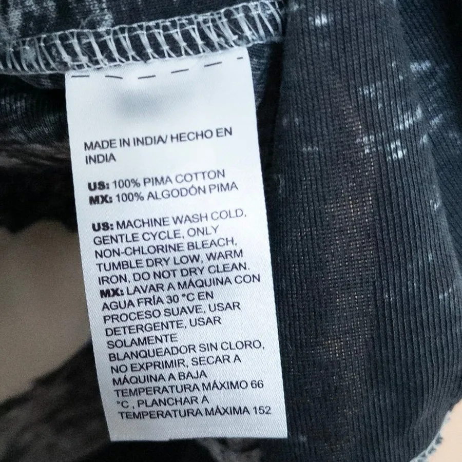 Chicos Womens Top Size XL Black White Floral Pima Cotton Casual Chic Artsy - Image 6