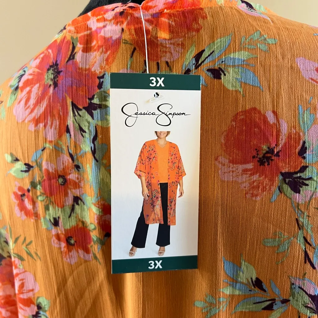 Jessica Simpson Floral Kimono - Image 6