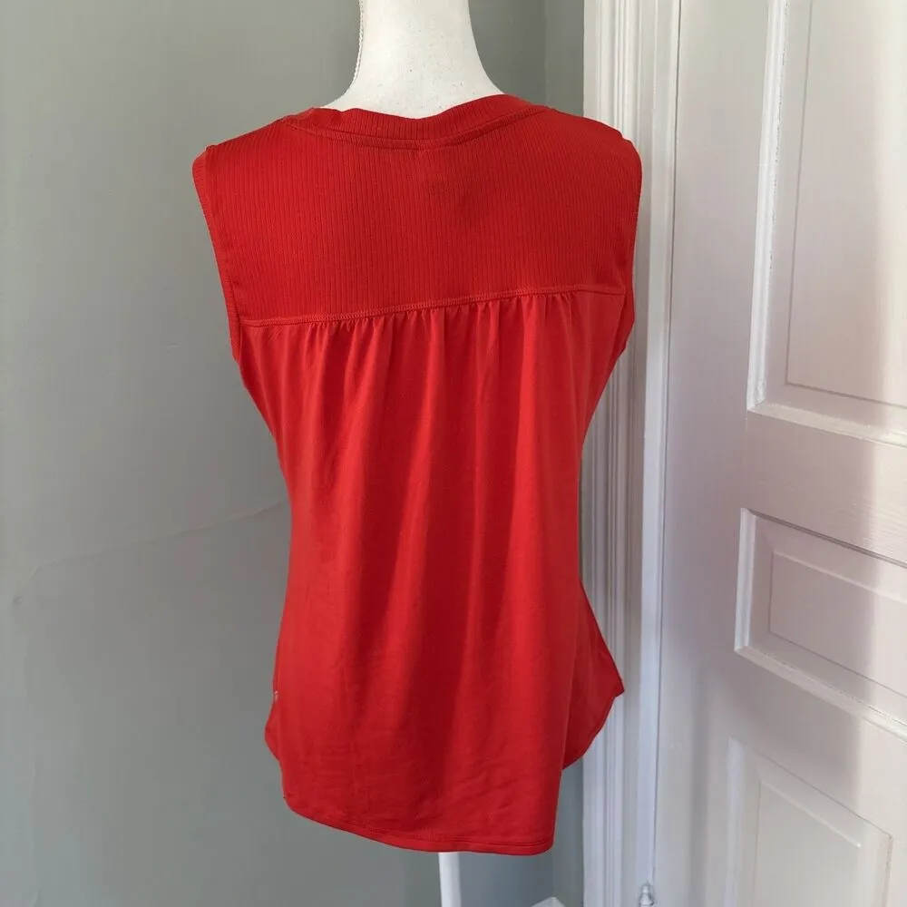 Champion Duo Dry Womens Red Flame Sleeveless Polyester Pullover Tank Top Size M - Image 3