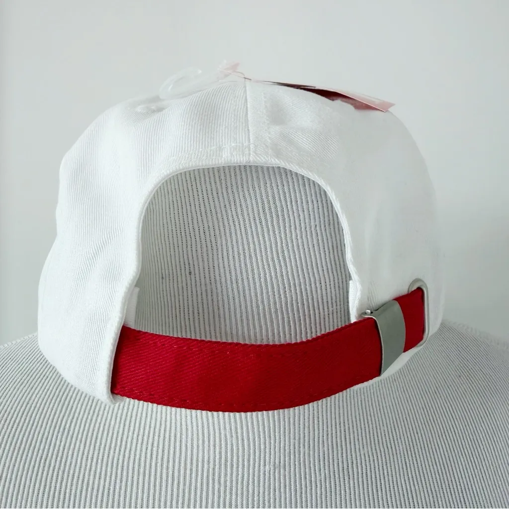 Diet Coke Hat Cap Coca Cola Womens Embroidered Adjustable White Red Fun Gift - Image 5