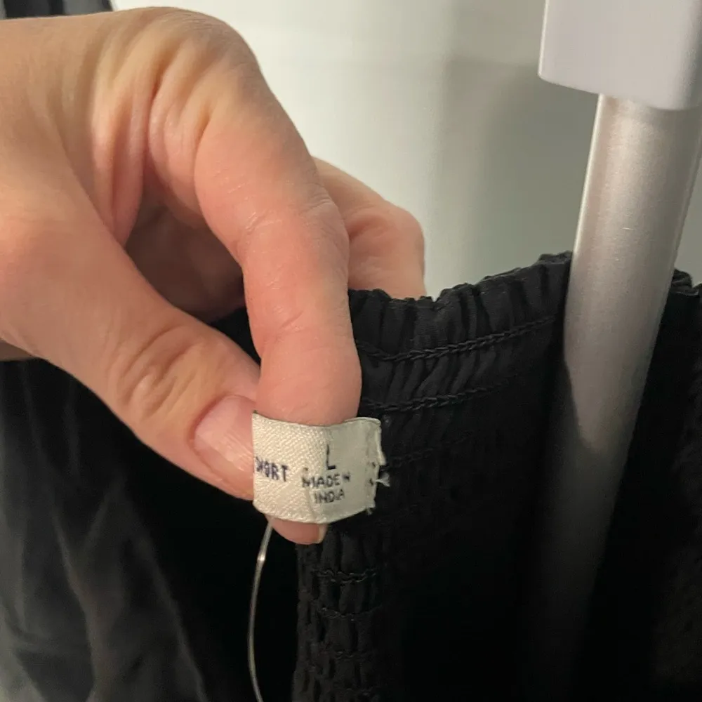 NWT Hollister Pintuck Chiffon Long Sleeve Black Mini Dress size large‎ - Image 6