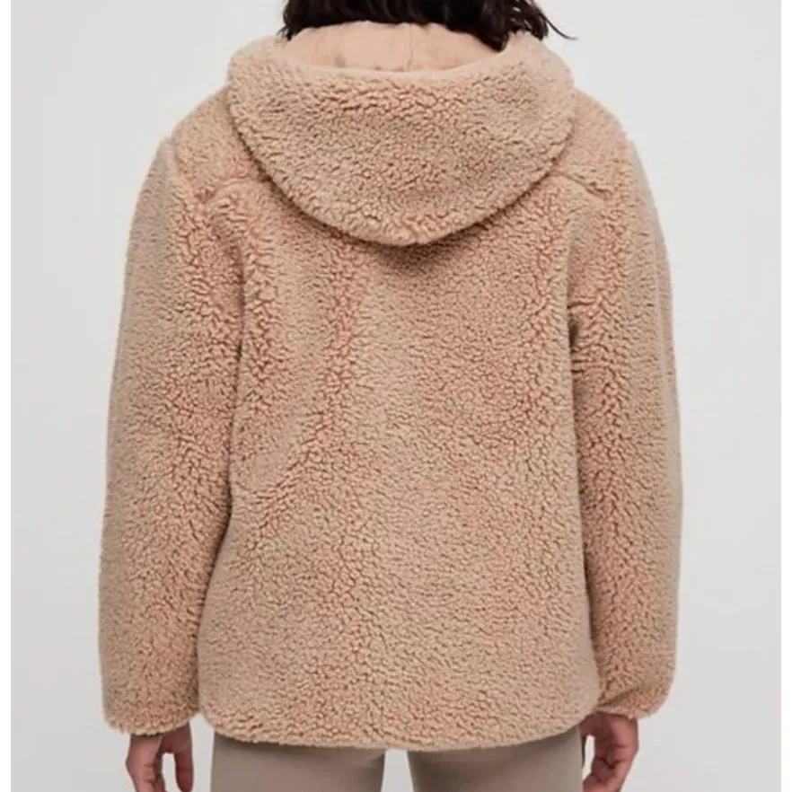 Aritzia TNA Beige Sherpa Jacket - Image 10