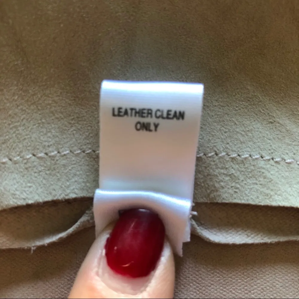 St. John Taupe Goat Suede Draped Open Jacket. Sz 2 - Image 15