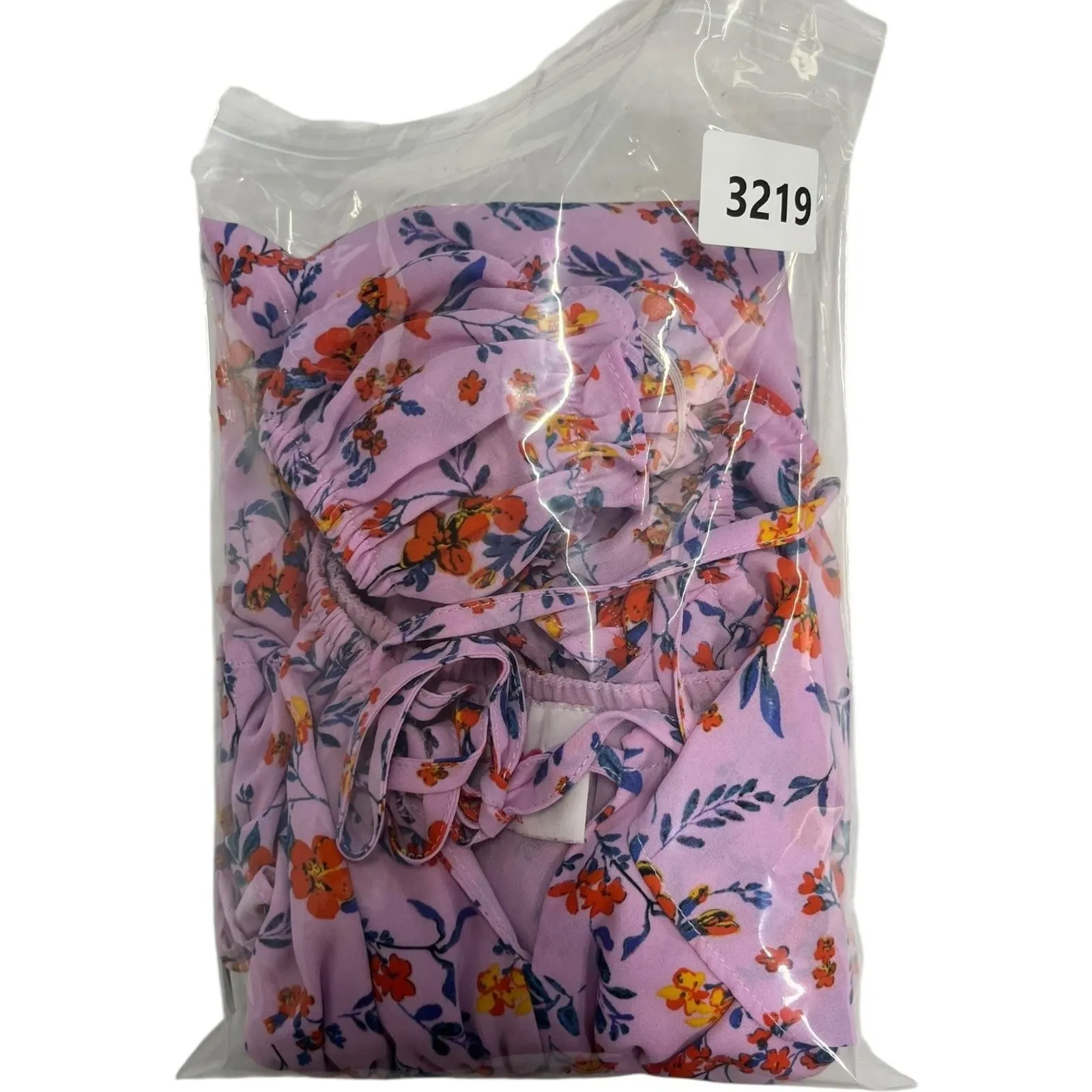 Buddy Love Dress Womens Small Purple Floral Garden Party Ruffle Smocked Coquette - Image 12