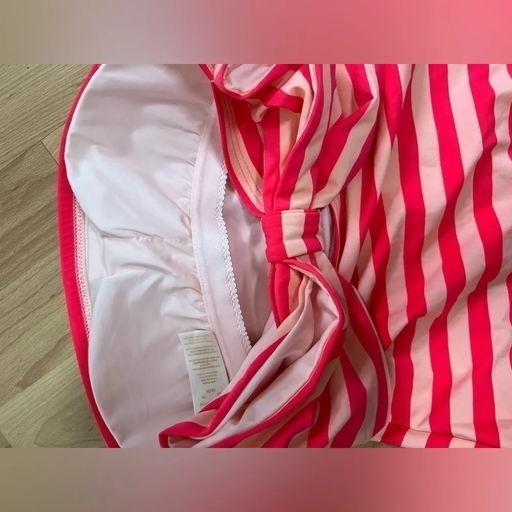 NWT Kate Spade Georgica Beach Stripes Bandeau Tankini Top Size XS - Image 8