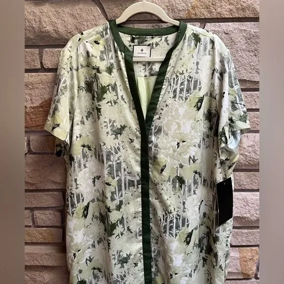 Tuckernuck Shady Grove Floral Camille Dress Green Floral Midi Maxi XXL NWT - Image 10