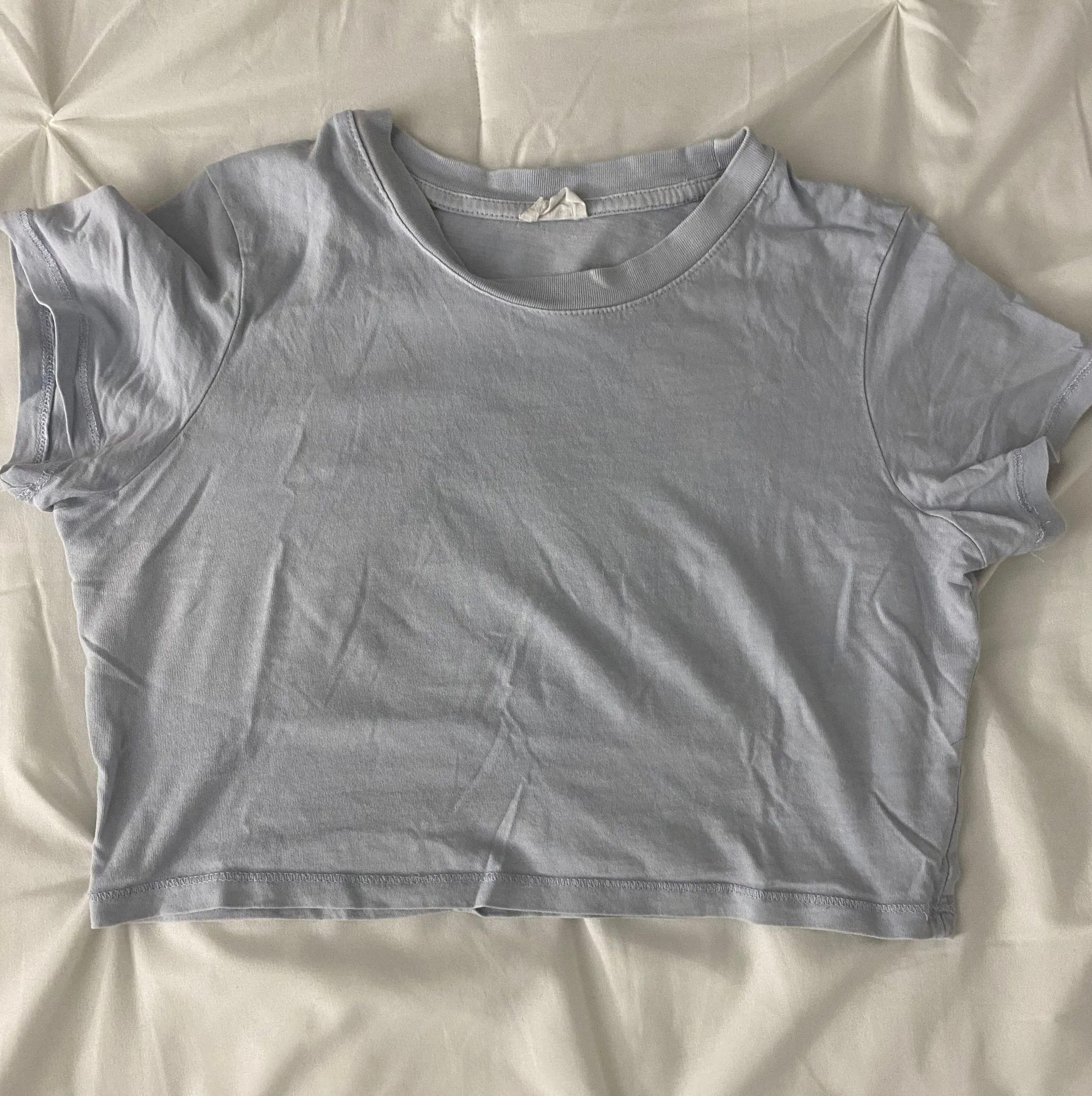 Baby Blue Crop Top - Image 2