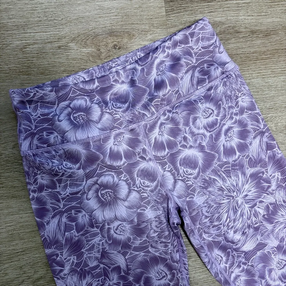 Kyodan Leggings Purple Floral - Image 3