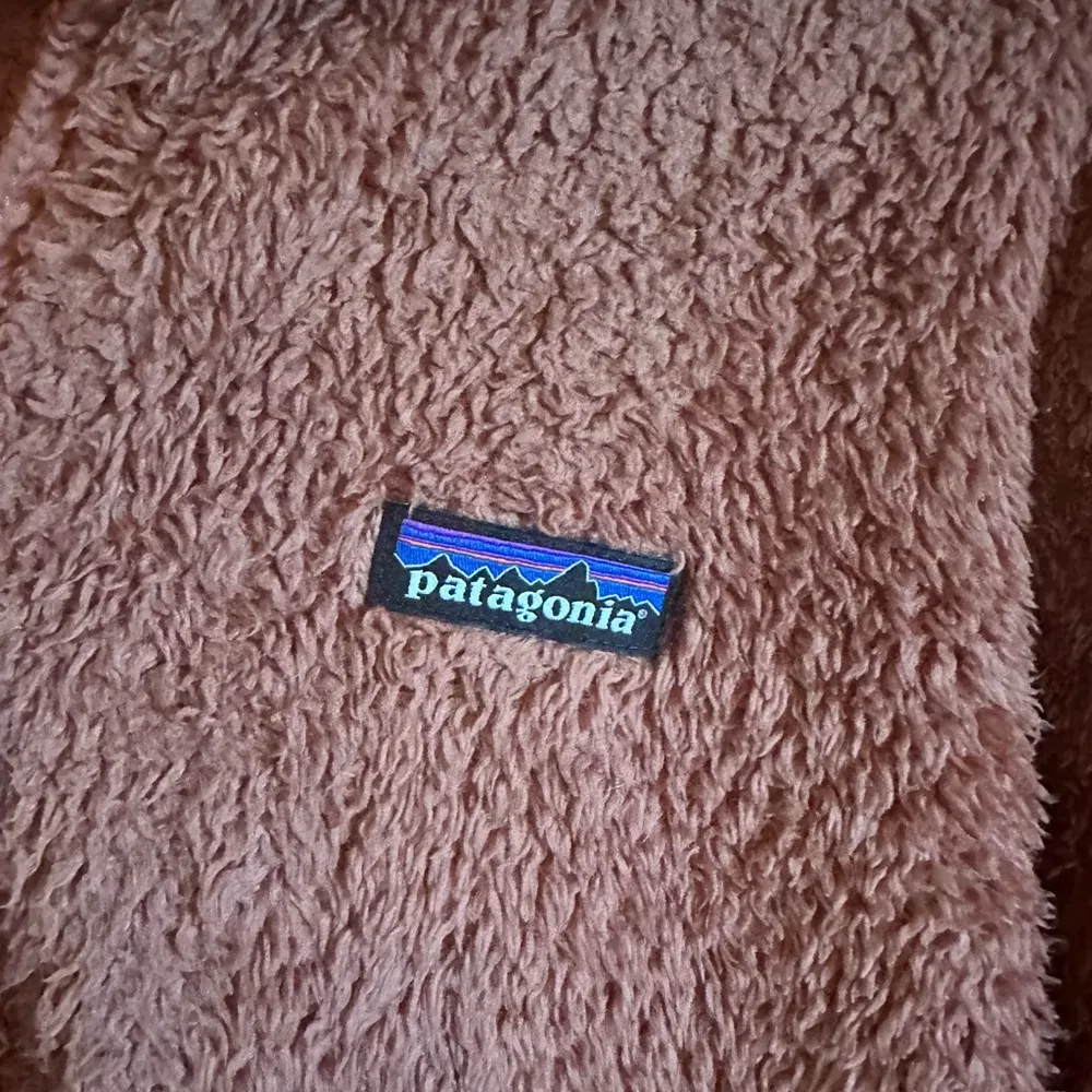 Patagonia sweater! Quarter zip teddy bear brown soft fuzzy sweatshirt! Womens XL - Image 3