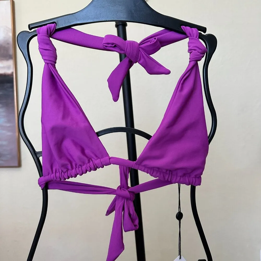 NWT‎ Skatie bikini top Darby Top neon purple size XS - Image 2
