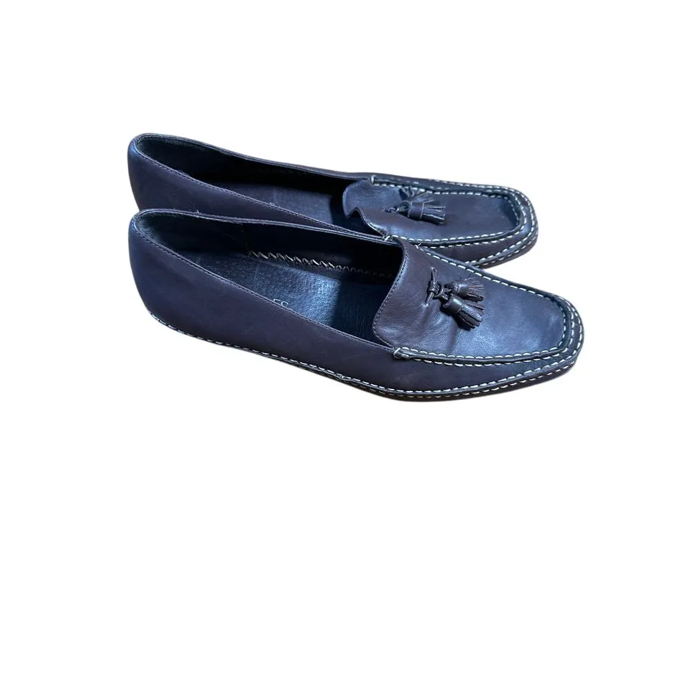 Aerosoles‎ Leather Tassel Loafers Comfort Driving Moccasins Classic Flats - Image 3