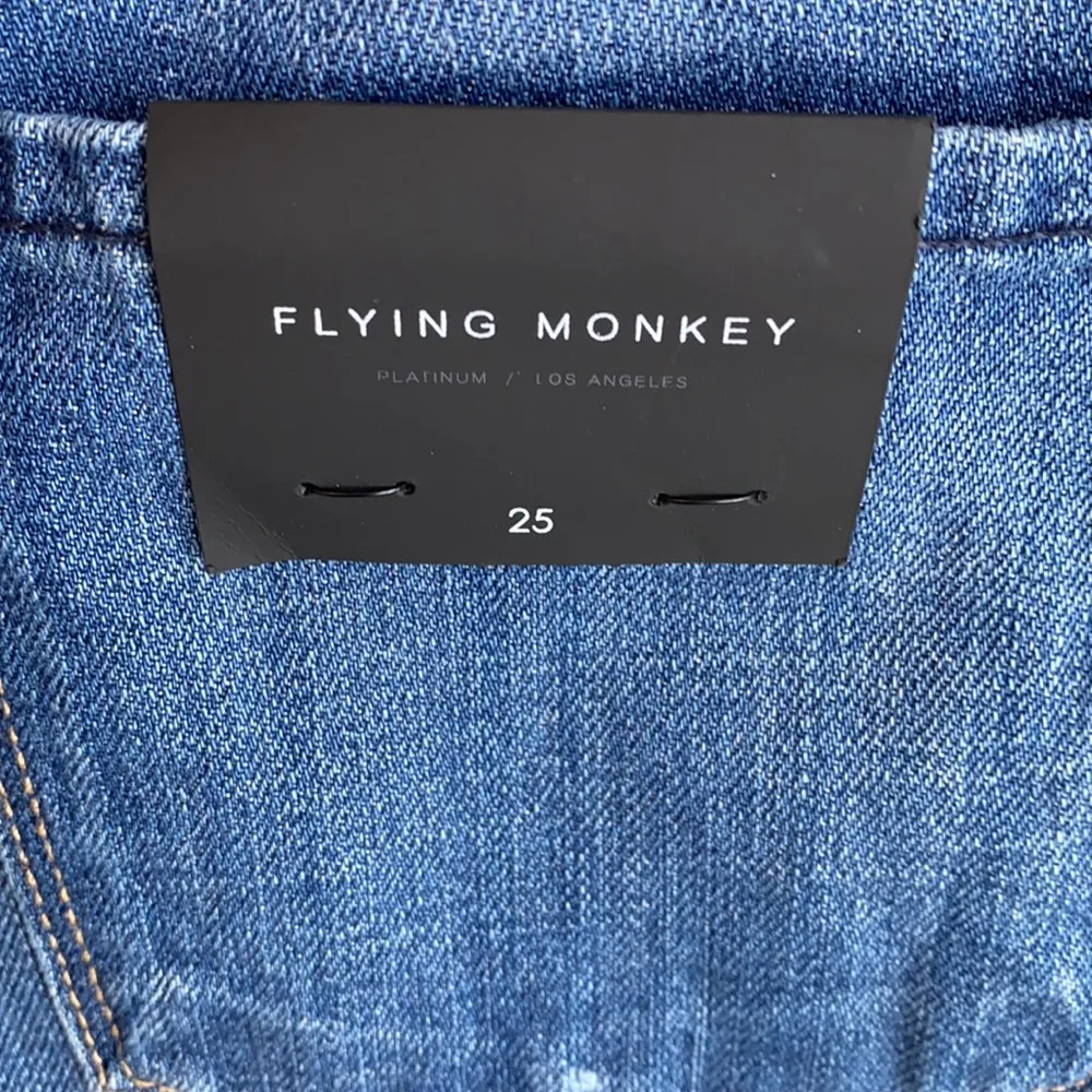 Vervet Flying Monkey Fringed Distressed Jean Shorts - Image 45