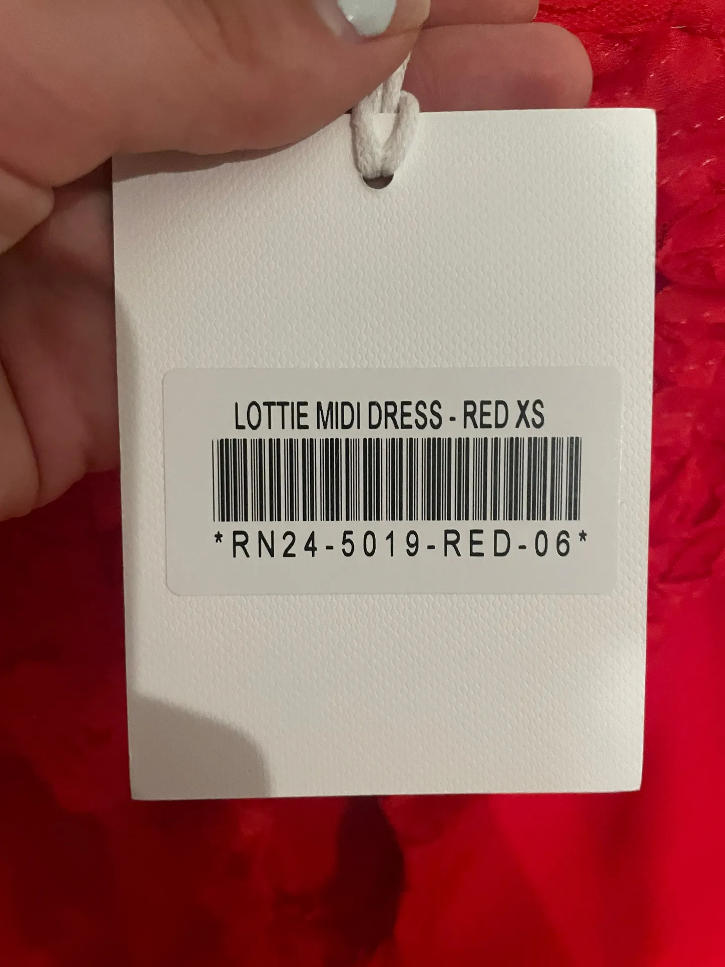 Lottie Dress Red - Image 7