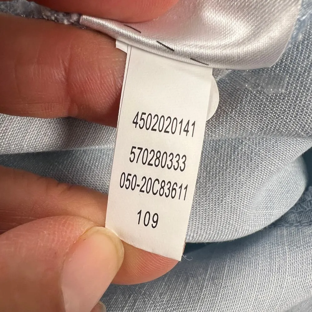 Chico’s Light Chambray Wash Denim Shirt Dress Chico’s Size 00 (US Size 2) Blue - Image 13