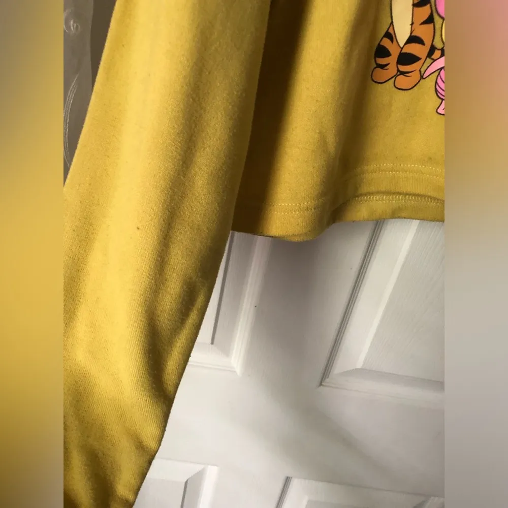 Disney Winnie the Pooh and friends Cropped Hoodie sweatshirt size xs - Image 4