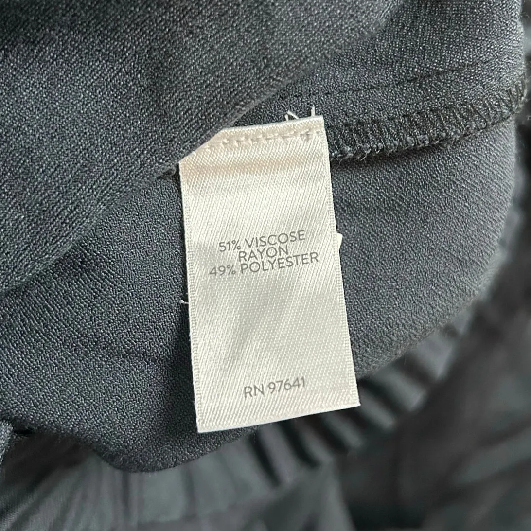 J Jill Wide Leg Pull On Pants Size XL Petite Dark Gray - Image 6